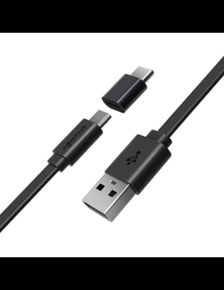 Kabel Micro USB + adapter USB-C BlitzWolf BW-MT2 2A 0,5m
