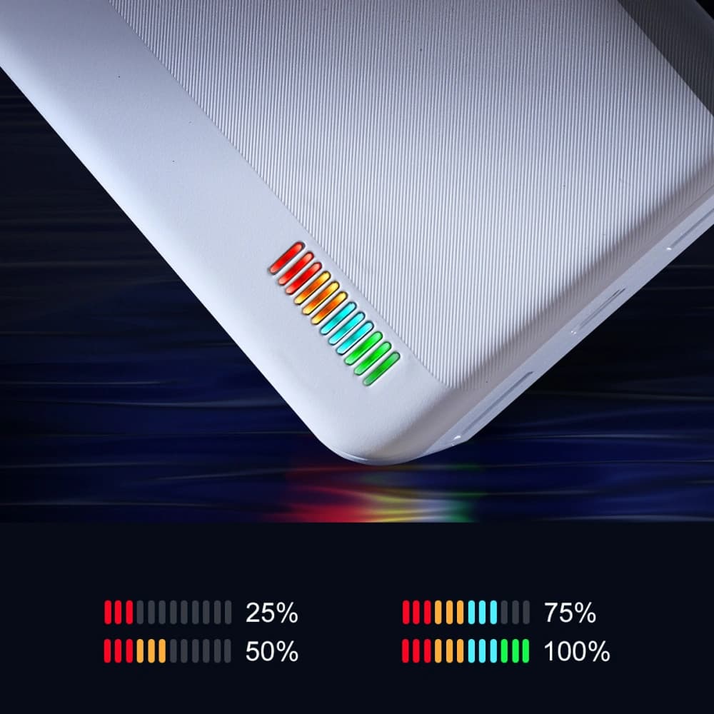 Joyroom Powerbank Dazzling Series JR-T018 30000mAh 12W alb - 9