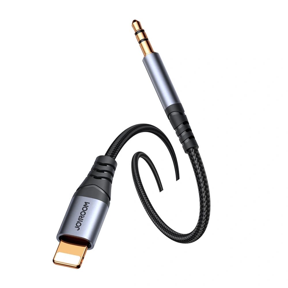 Audio kabel Joyroom SY-A06 Lightning / AUX mini jack 3.5mm 1.2m černý - 5