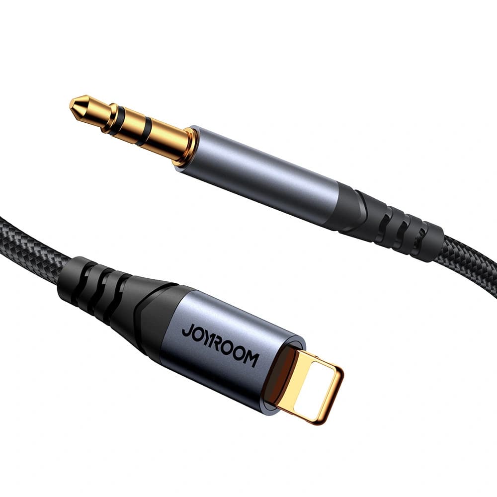 Audio kabel Joyroom SY-A06 Lightning / AUX mini jack 3.5mm 1.2m černý - 6