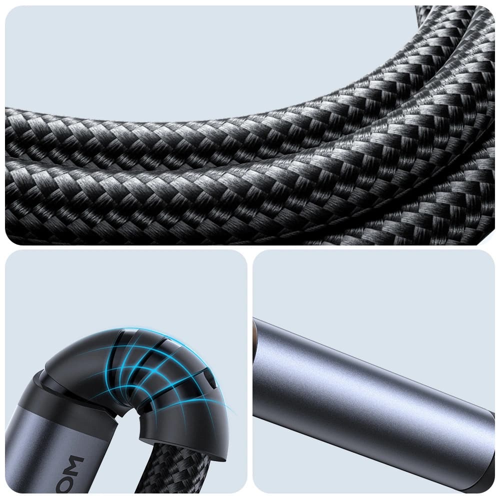 Kabel audio Joyroom SY-A07 USB-C / AUX mini jack 3.5mm 1.2m černý - 10