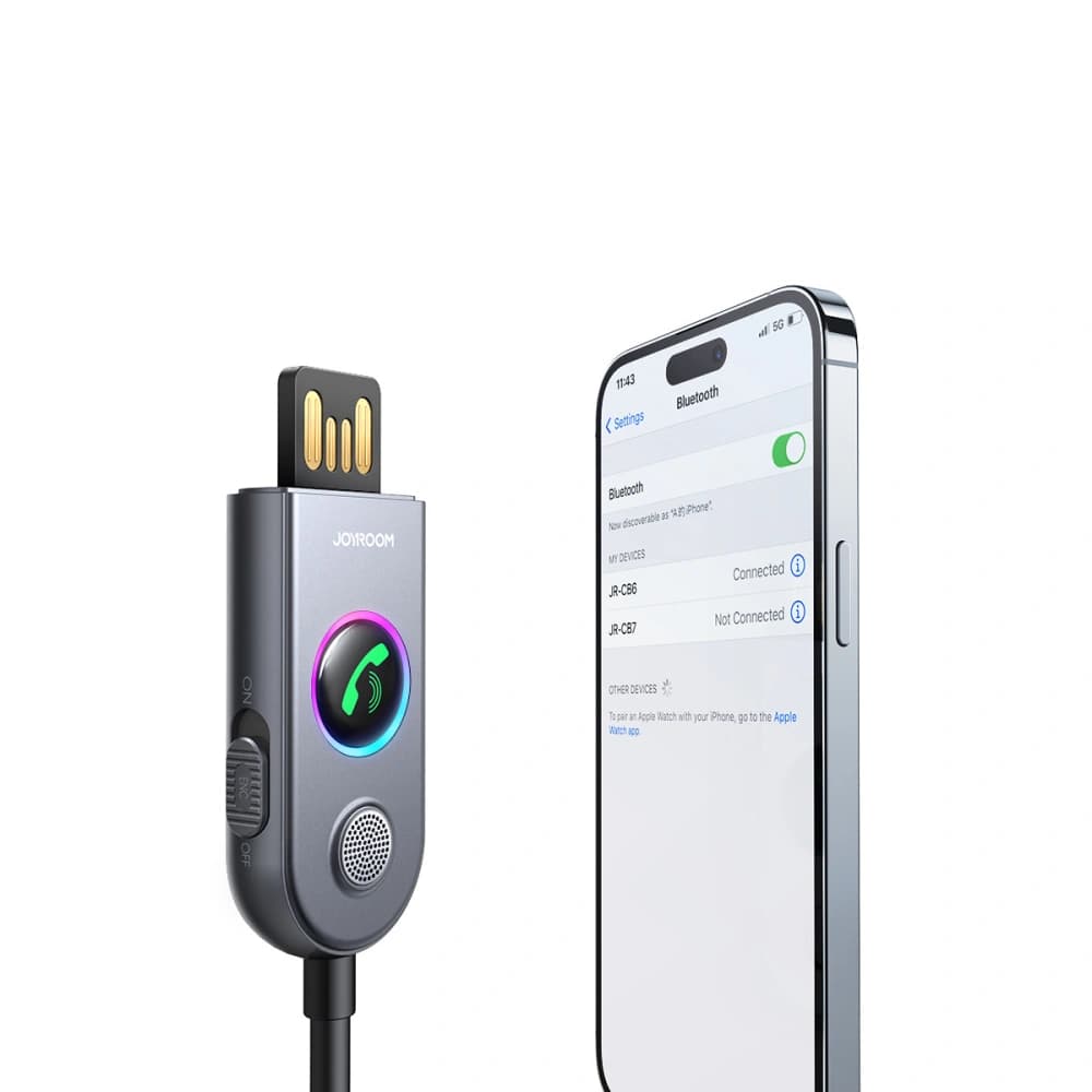 Joyroom Receptor auto fără fir JR-CB6 gri - 4