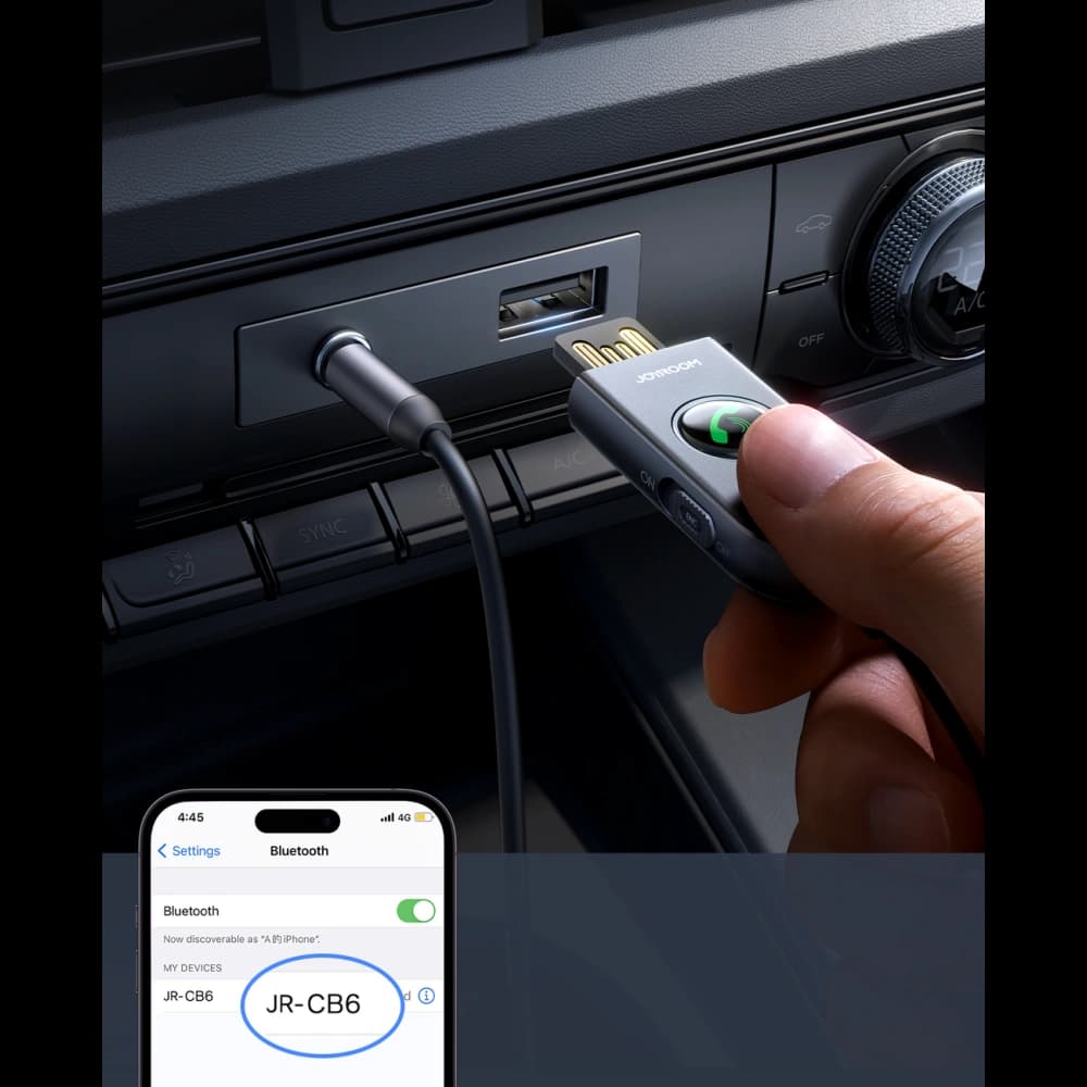 Joyroom Receptor auto fără fir JR-CB6 gri - 9