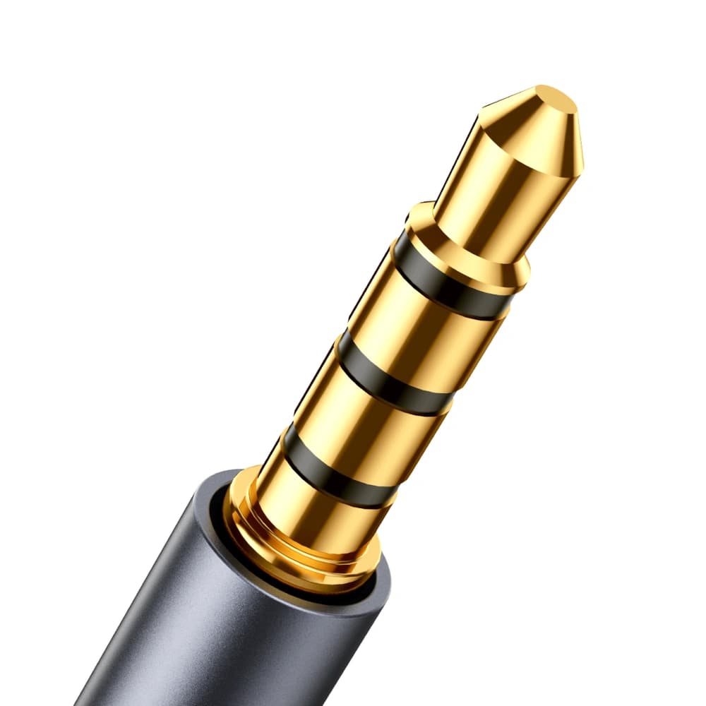 Kabel audio Joyroom SY-A09 mini jack 3.5mm ženský / AUX mini jack 3.5mm mužský 1.2 m černý - 6