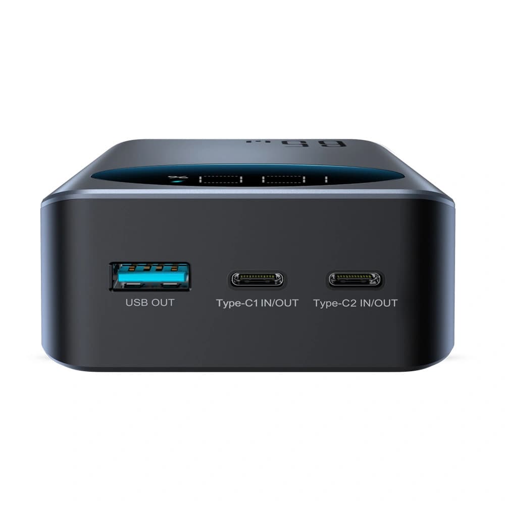 Joyroom Powerbank JR-PBF05 USB-A, 2xUSB-C 30000mAh 65W cu afișaj digital negru - 6