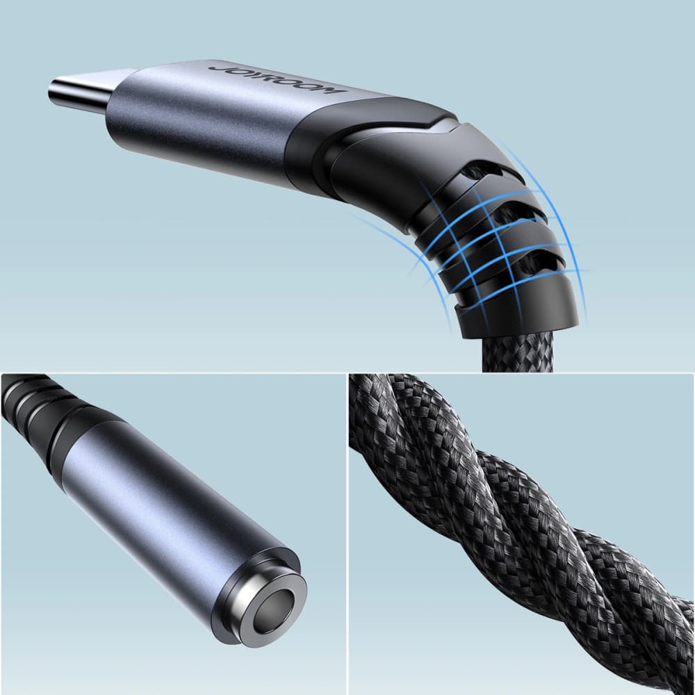 Adaptér DAC Joyroom SY-C01 USB-C / mini jack 3.5mm černý - 8