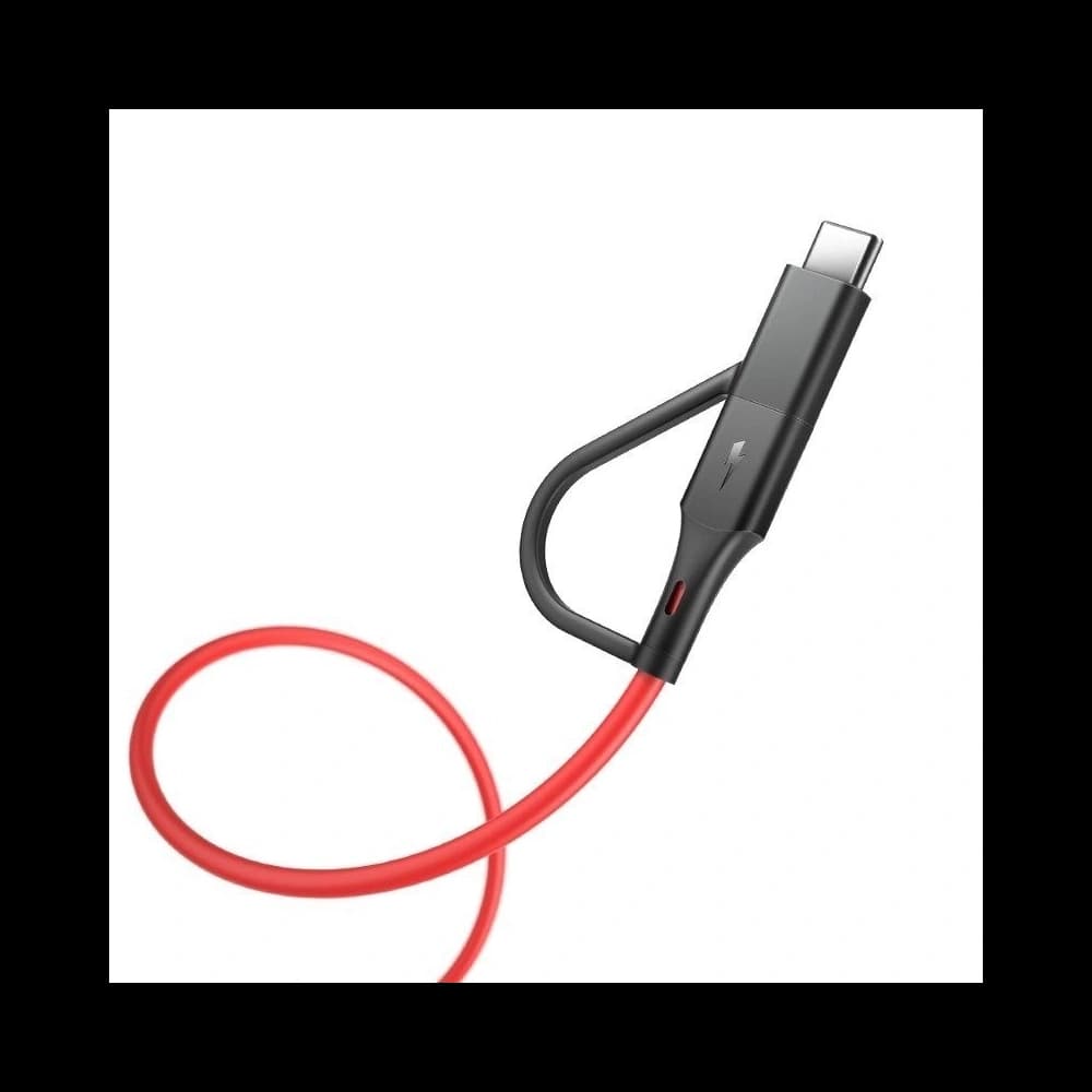 BlitzWolf Micro-USB-Kabel + USB-C-Adapter BW-MT3 3A 0,91m - 3