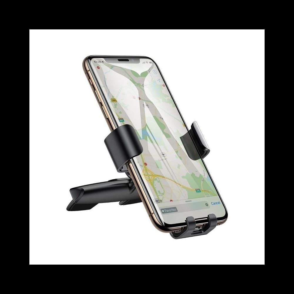 Uchwyt grawitacyjny Baseus Metal Age pentru slotul CD (negru) - 5