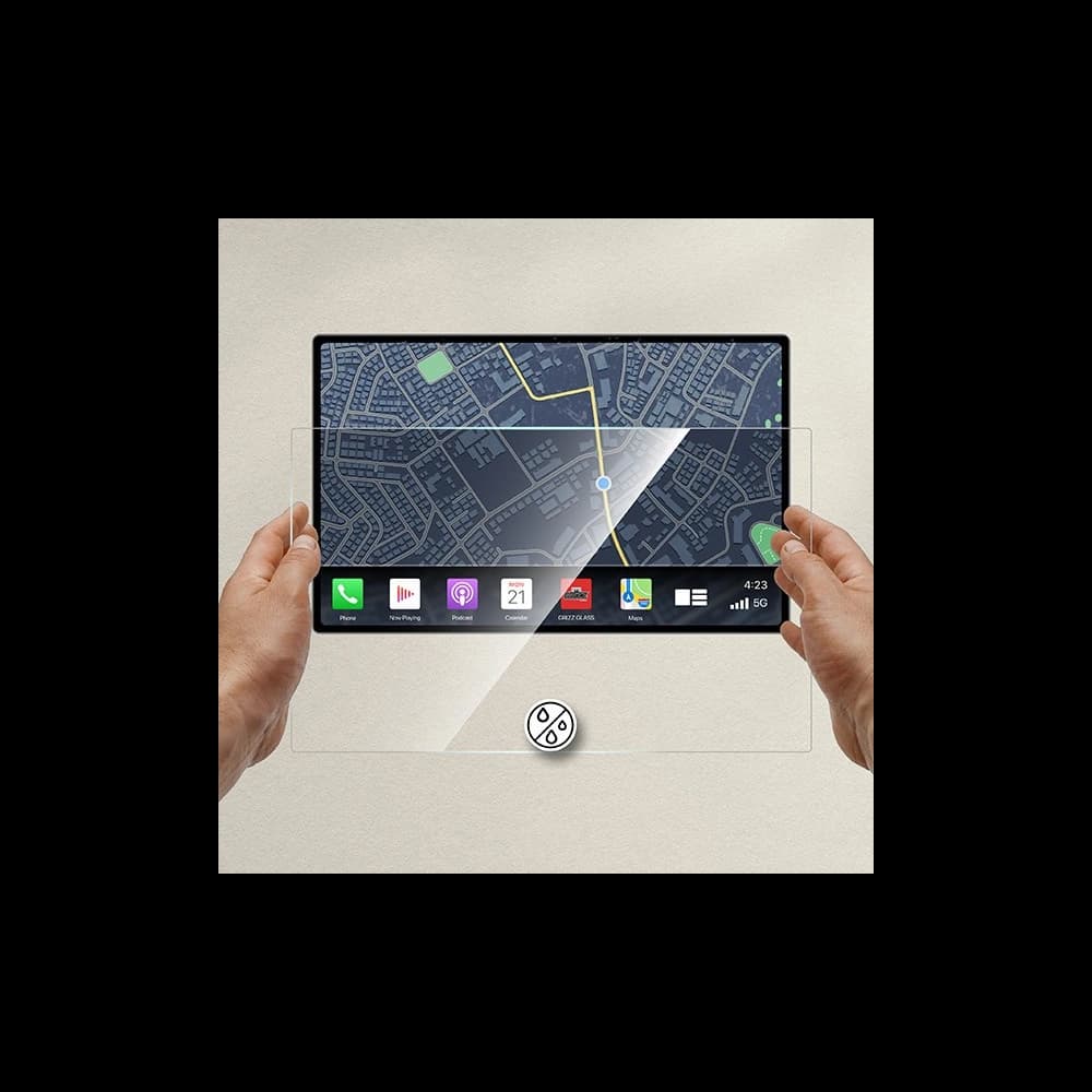 Ceramic GrizzGlass CarDisplay Protection Fiat 500 7" 2018-2025 - 6