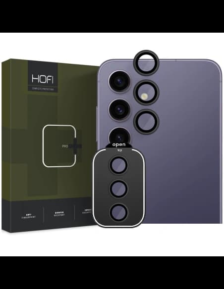 Szkło na obiektyw aparatu Hofi Camring Pro+ Samsung Galaxy S24 Black