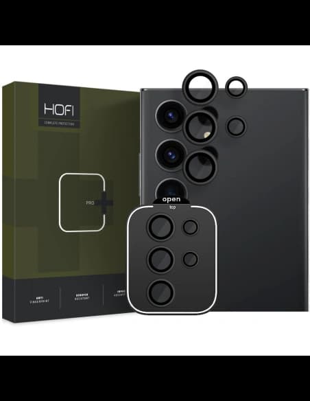 Sklo na objektiv fotoaparátu Hofi Camring Pro+ Samsung Galaxy S24 Ultra Black