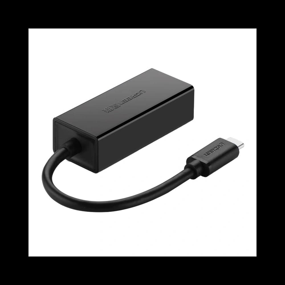 Externer Adapter UGREEN 30287 USB-C / RJ45 Ethernet 10/100 Mbps schwarz - 3
