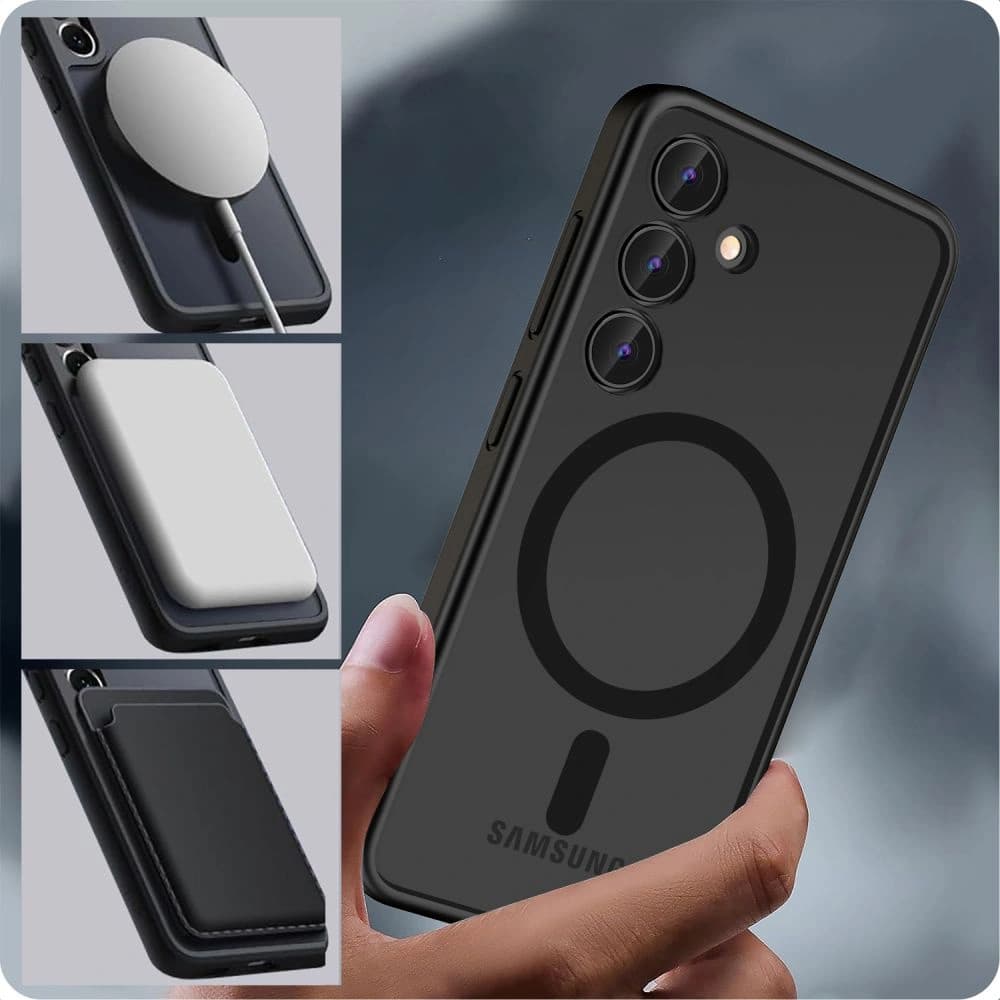 Etui Tech-Protect MagMat MagSafe Samsung Galaxy S24 matná černá - 2