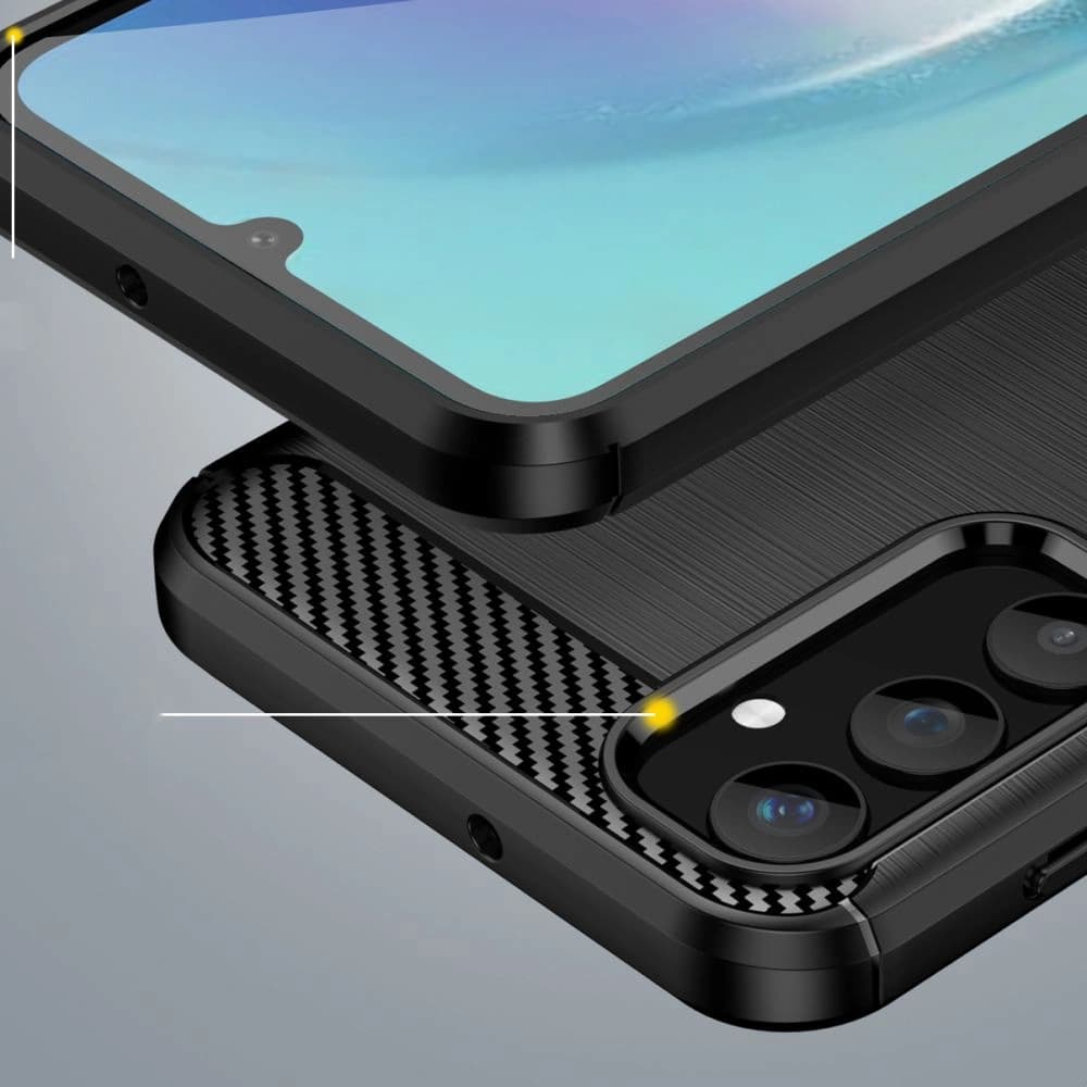 Etui Tech-Protect TPUCarbon Samsung Galaxy A05s černé - 2