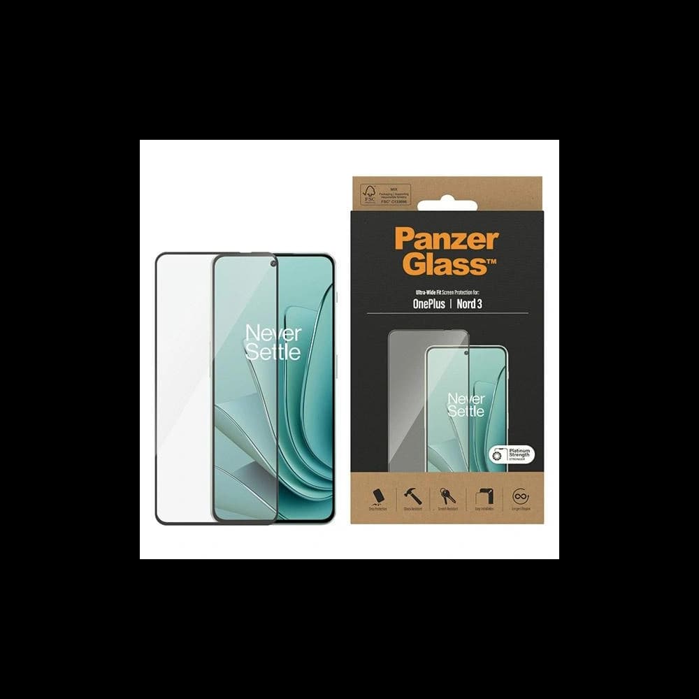 Gehärtetes Glas PanzerGlass Ultra-Wide Fit OnePlus Nord 3 Bildschirmschutz - 1