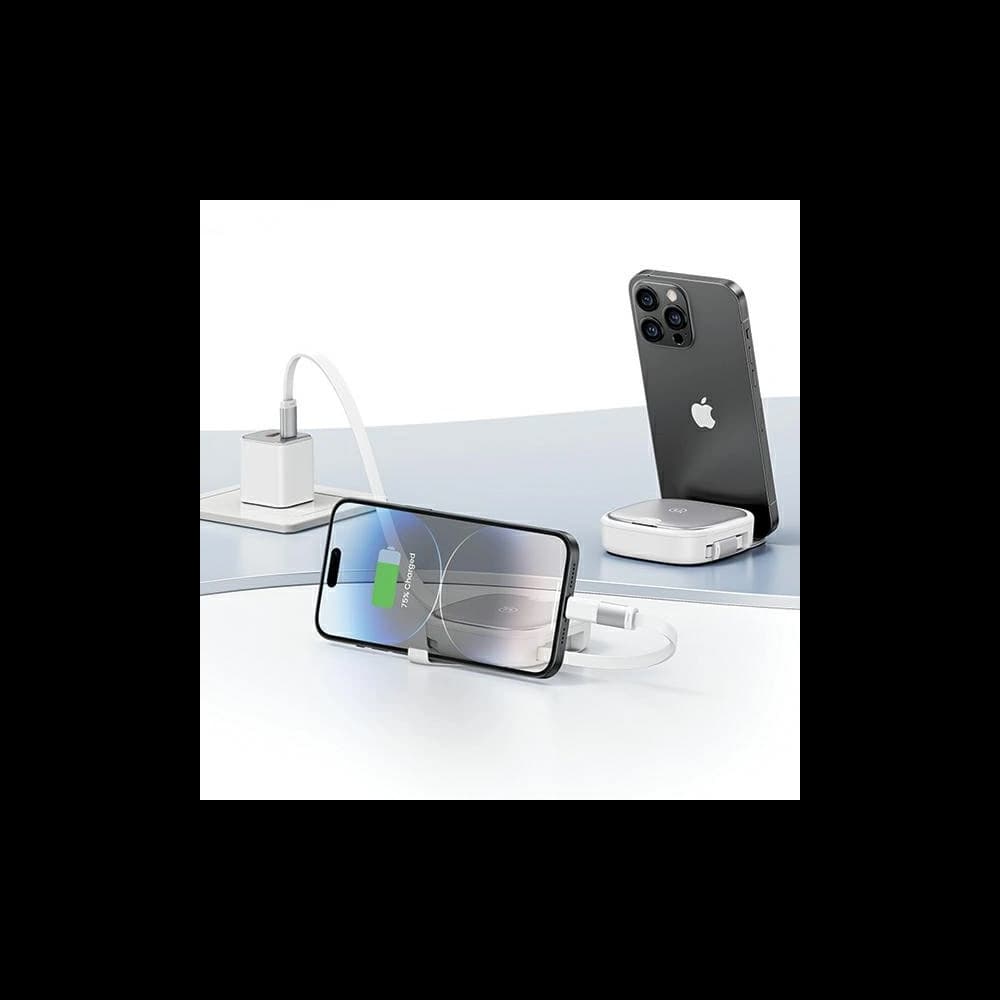 Kábel 3w1 USAMS US-SJ650 MicroUSB / USB-C / Lightning 60W acél/tarnish - 10