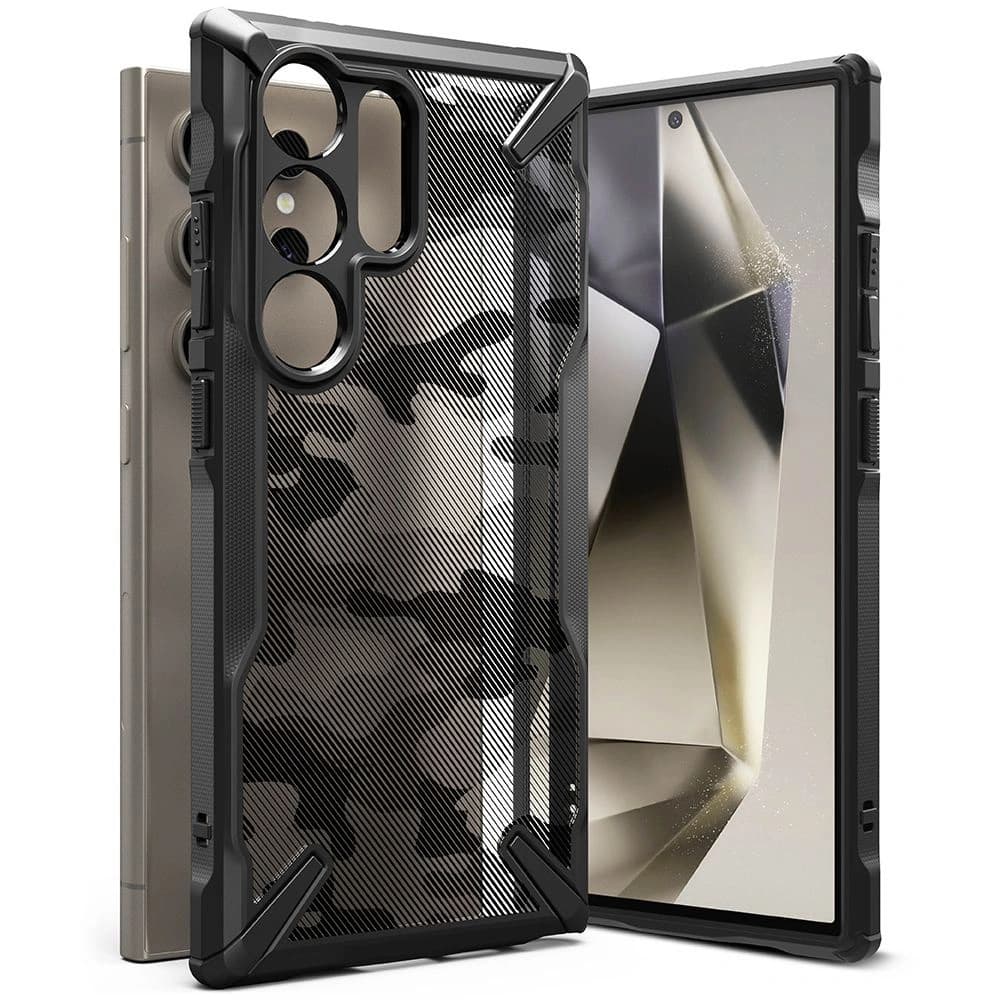 Etui Ringke Fusion-X Samsung Galaxy S24 Ultra Camo Black