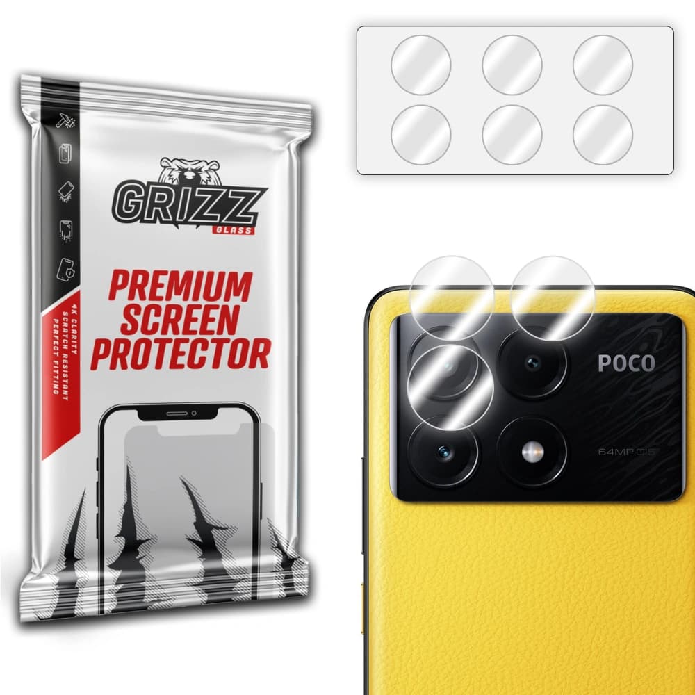 Sklo na aparát GrizzGlass HybridGlass Camera pro Xiaomi Poco X6 Pro - 1