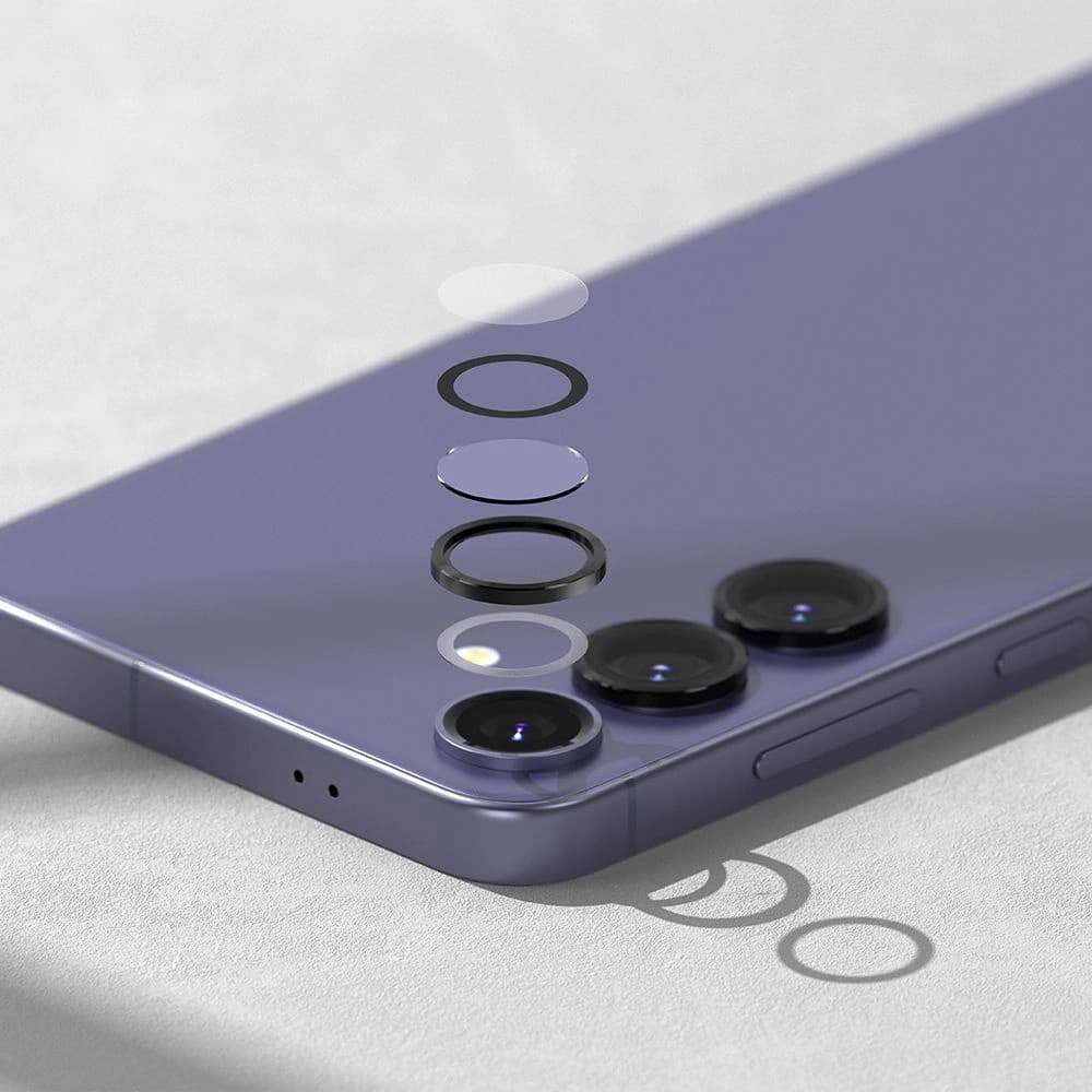 Fedezet Ringke Kamera Keret Védő Samsung Galaxy S24 Fekete - 4