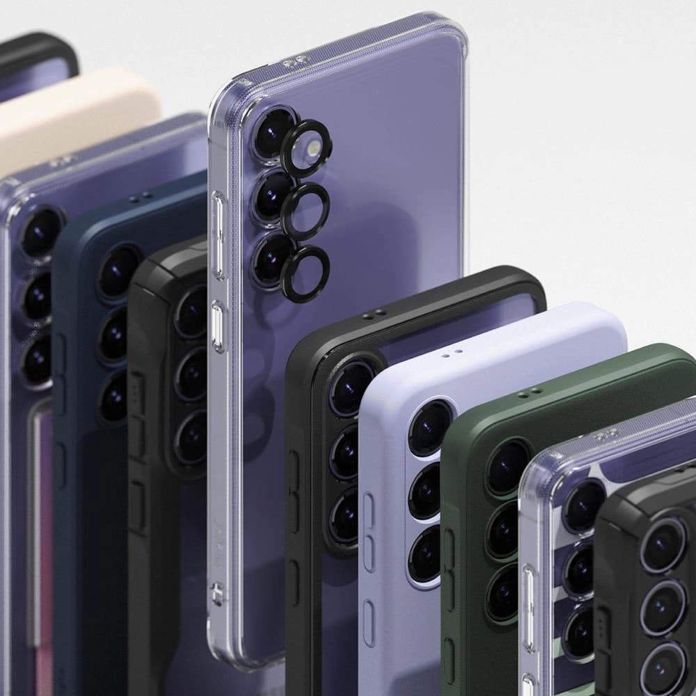 Fedezet Ringke Kamera Keret Védő Samsung Galaxy S24 Fekete - 6