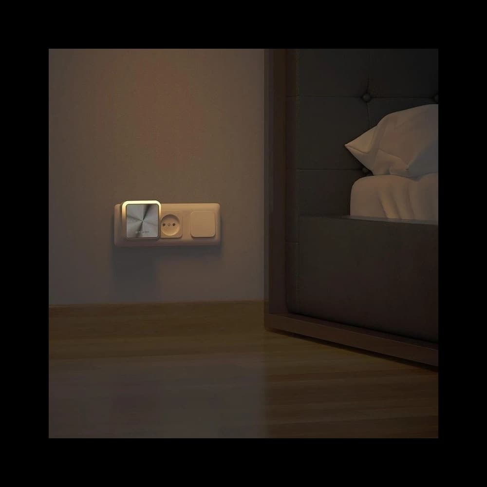 Lampă de noapte cu senzor de amurg BlitzWolf BW-LT14 pentru priză, 2x USB - 6