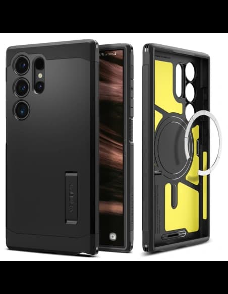 Etui Spigen Tough Armor MagSafe Samsung Galaxy S24 Ultra Černá