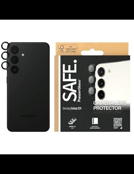 A SAFE objektívvédő üveg PanzerGlass Samsung Galaxy S24 Hoops Camera fekete/színes
