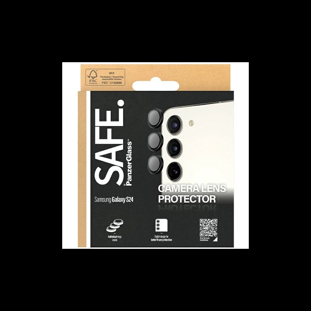 A SAFE objektívvédő üveg PanzerGlass Samsung Galaxy S24 Hoops Camera fekete/színes - 4