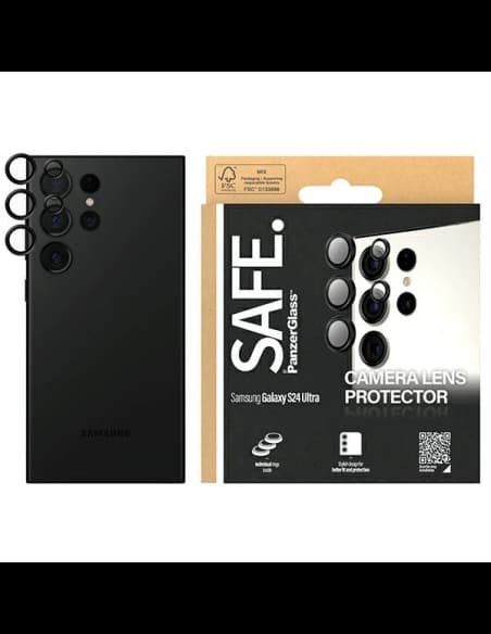 Objektív védőüveg SAFE by PanzerGlass Samsung Galaxy S24 Ultra Hoops Camera fekete/black