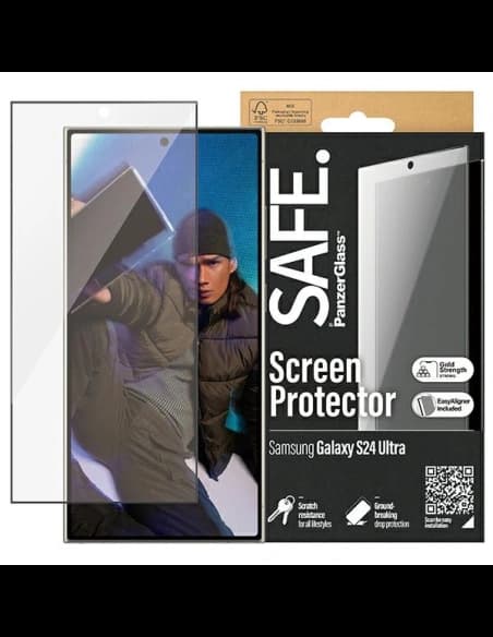 PanzerGlass Samsung SAFE by Galaxy S24 Ultra Screen Protection Ultra-Wide Fit din sticlă temperată