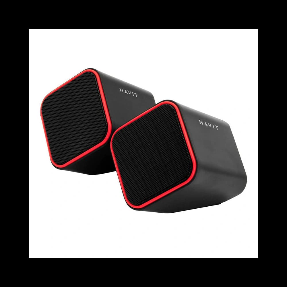 Hangszórók Havit HV-SK473 USB-A 2.0 fekete-piros - 1