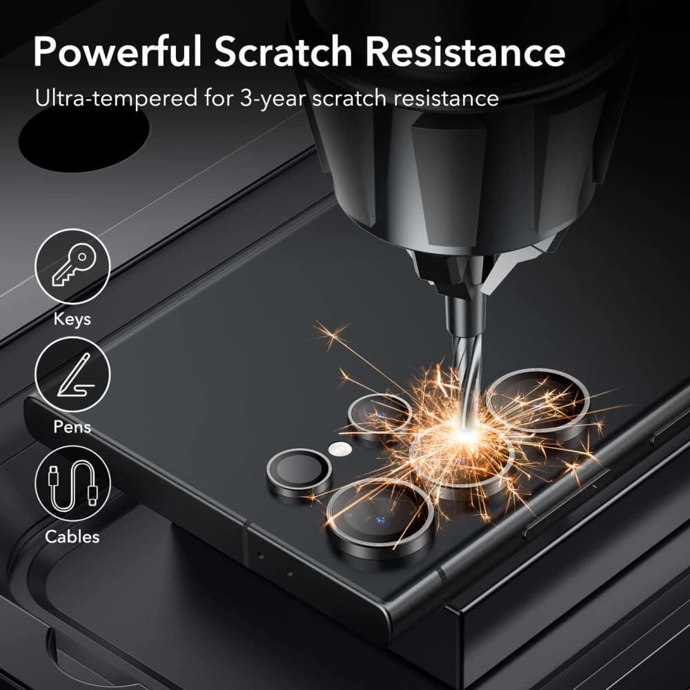 Protector de cameră ESR pentru Samsung Galaxy S24 Ultra Negru - 6