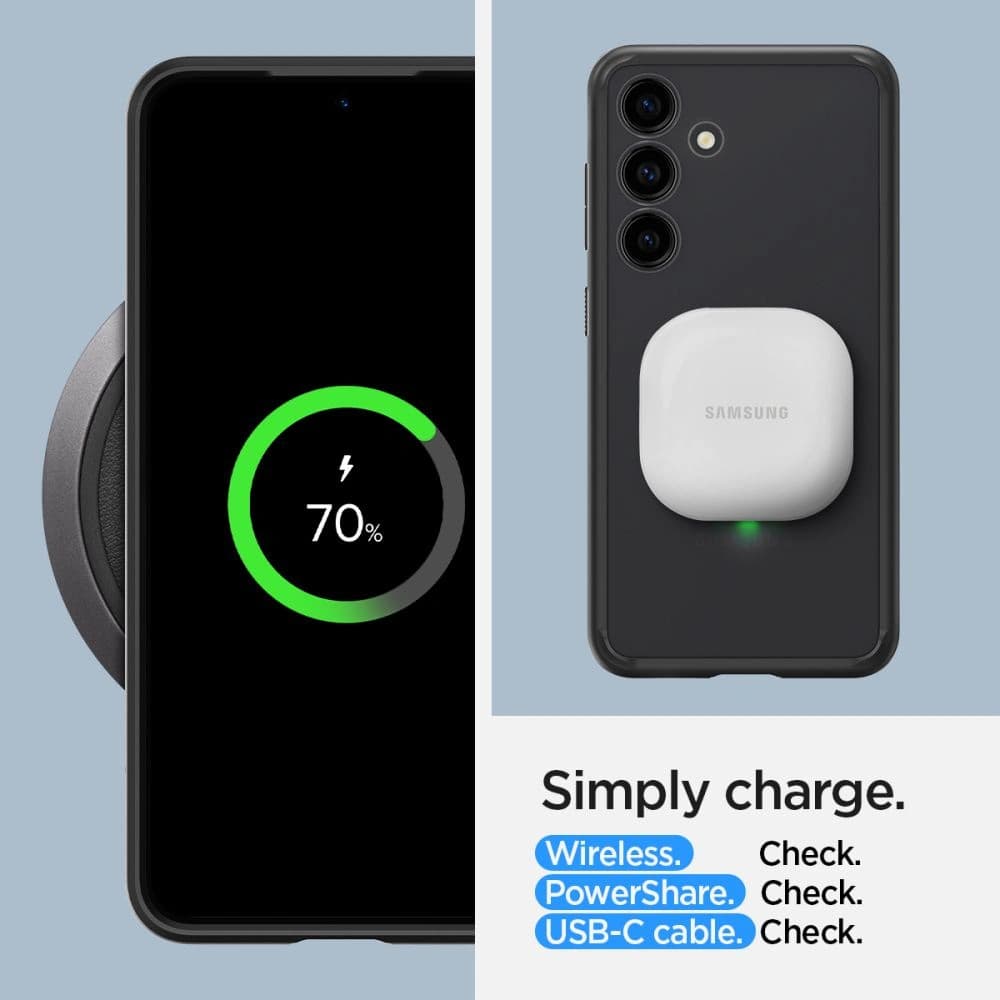 Etui Spigen Ultra Hybrid Samsung Galaxy S24 Frost Black - 15