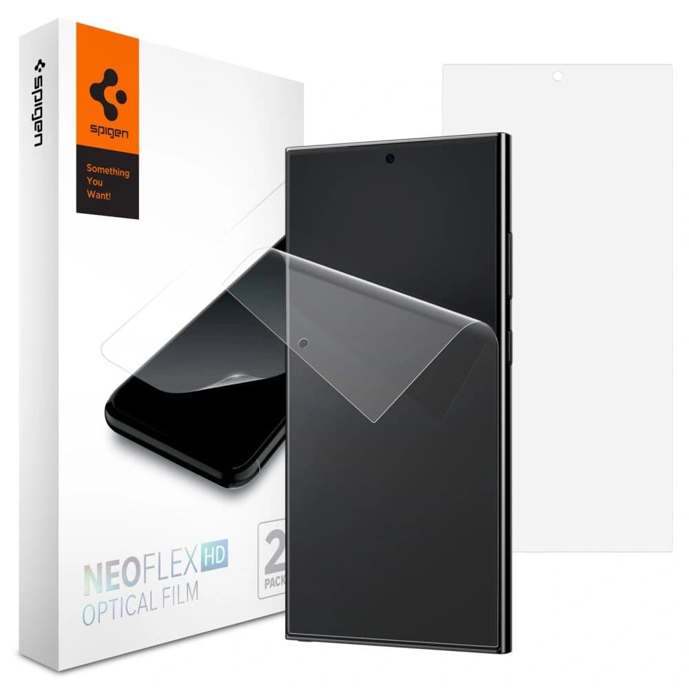 Folia Spigen Neo Flex Samsung Galaxy S24 Ultra Clear [2 PACK] - 1