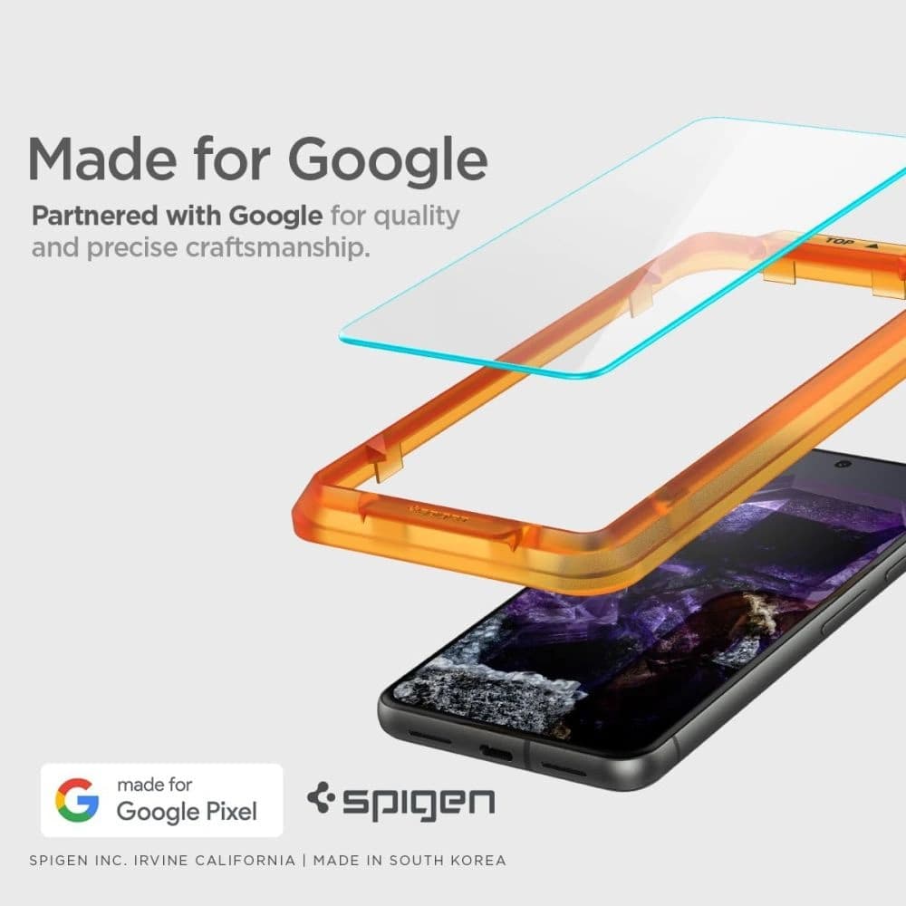 Tvrzené sklo Spigen GLAS.tR AlignMaster Google Pixel 8 Čiré [2 PACK] - 2