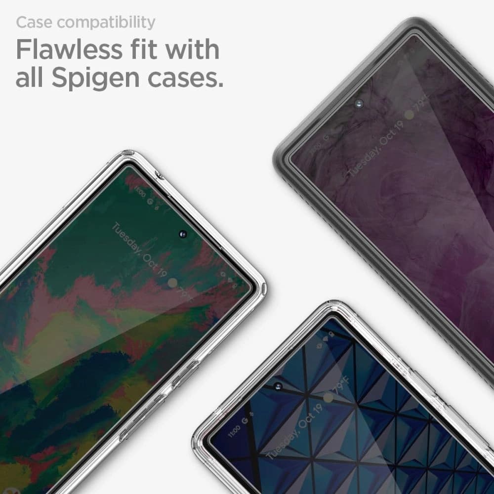 Tvrzené sklo Spigen GLAS.tR AlignMaster Google Pixel 8 Čiré [2 PACK] - 4