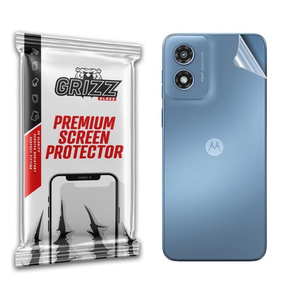 Folie auf der Rückseite GrizzGlass UltraSkin für Motorola Moto G Play 2024 - 1