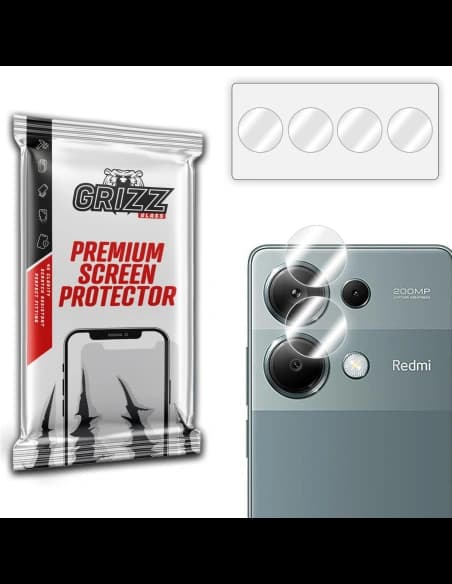 GrizzGlass HybridGlass Geam de cameră pentru Xiaomi Redmi Note 13 Pro 4G
