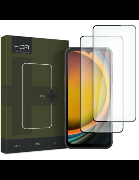 Sticlă securizată Hofi Glass Pro+ Samsung Galaxy Xcover 7 Negru [2 PACK]