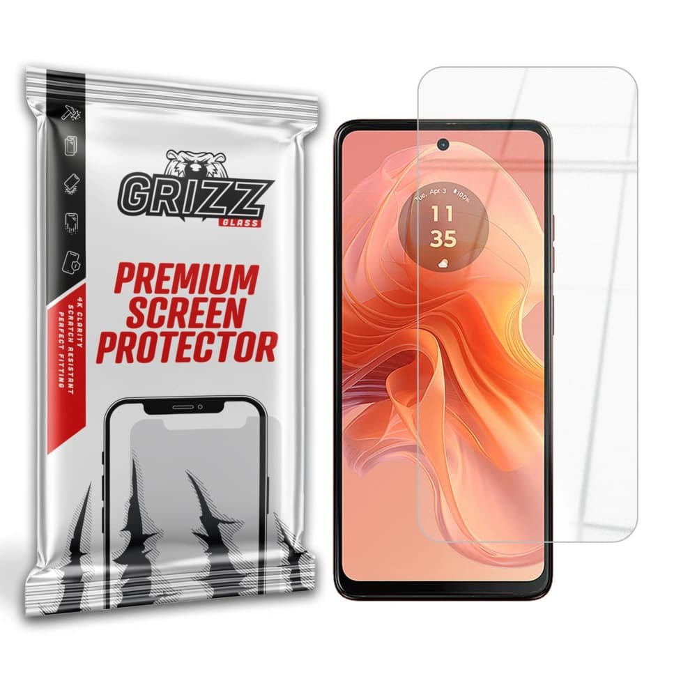 Hybrydní sklo GrizzGlass HybridGlass pro Motorola Moto G04