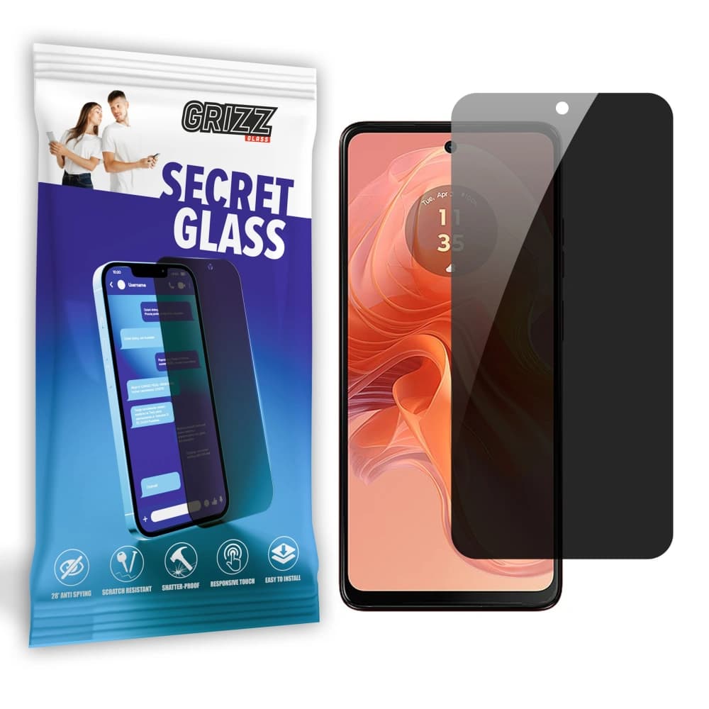 GrizzGlass Matte SecretGlass Motorola Moto G04-hez
