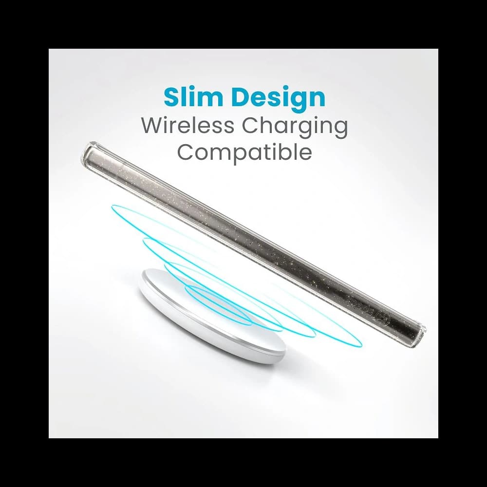 Etui Speck Presidio Lux Glitter Samsung Galaxy S24 Ultra čiré/zlaté třpytky - 2