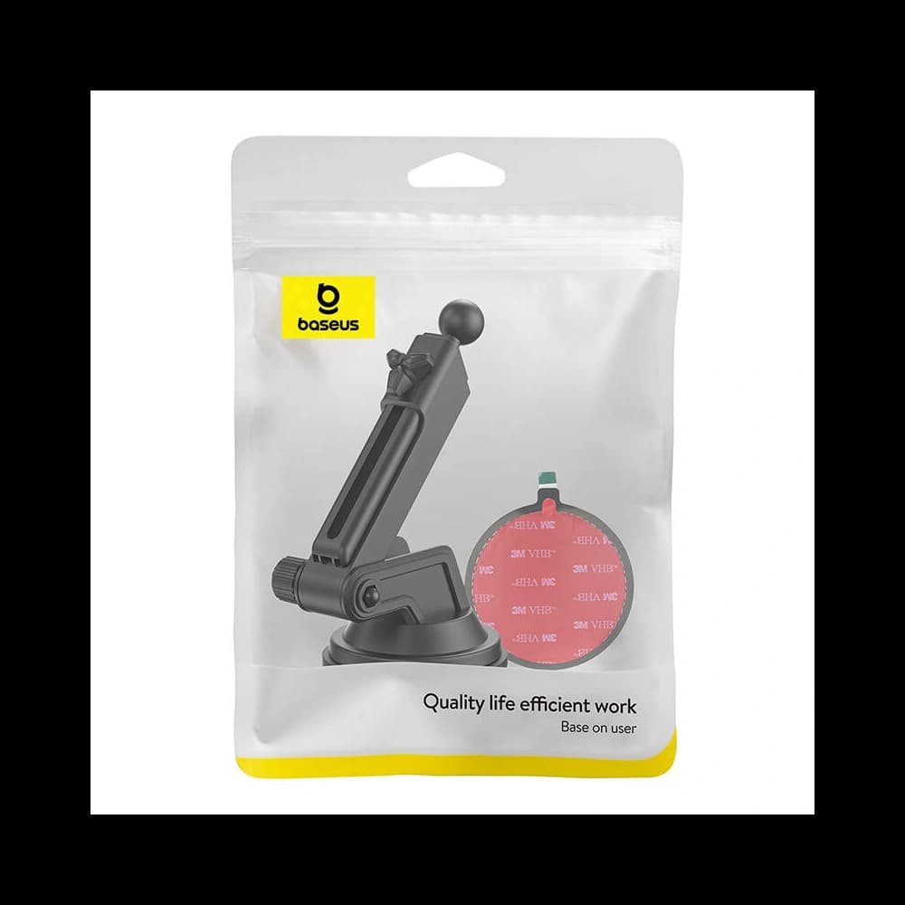 Baseus Milky Way Pro Series car holder base with suction cup black - 2