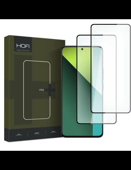 Sticlă securizată Hofi Glass Pro+ Xiaomi Redmi Note 13 5G / 13 Pro 4G / 5G Negru [2 PACK]