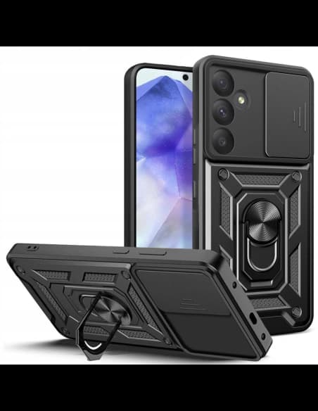 Case Tech-Protect CamShield Pro Samsung Galaxy A55 5G Schwarz