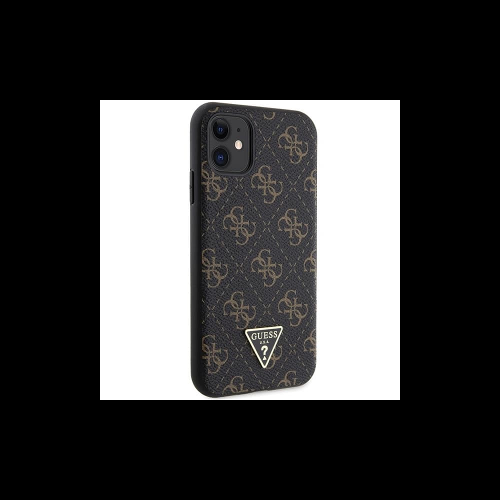 Guess GUHCN61PG4GPK Apple iPhone XR / 11 hardcase 4G Triangle Metal Logo black - 4