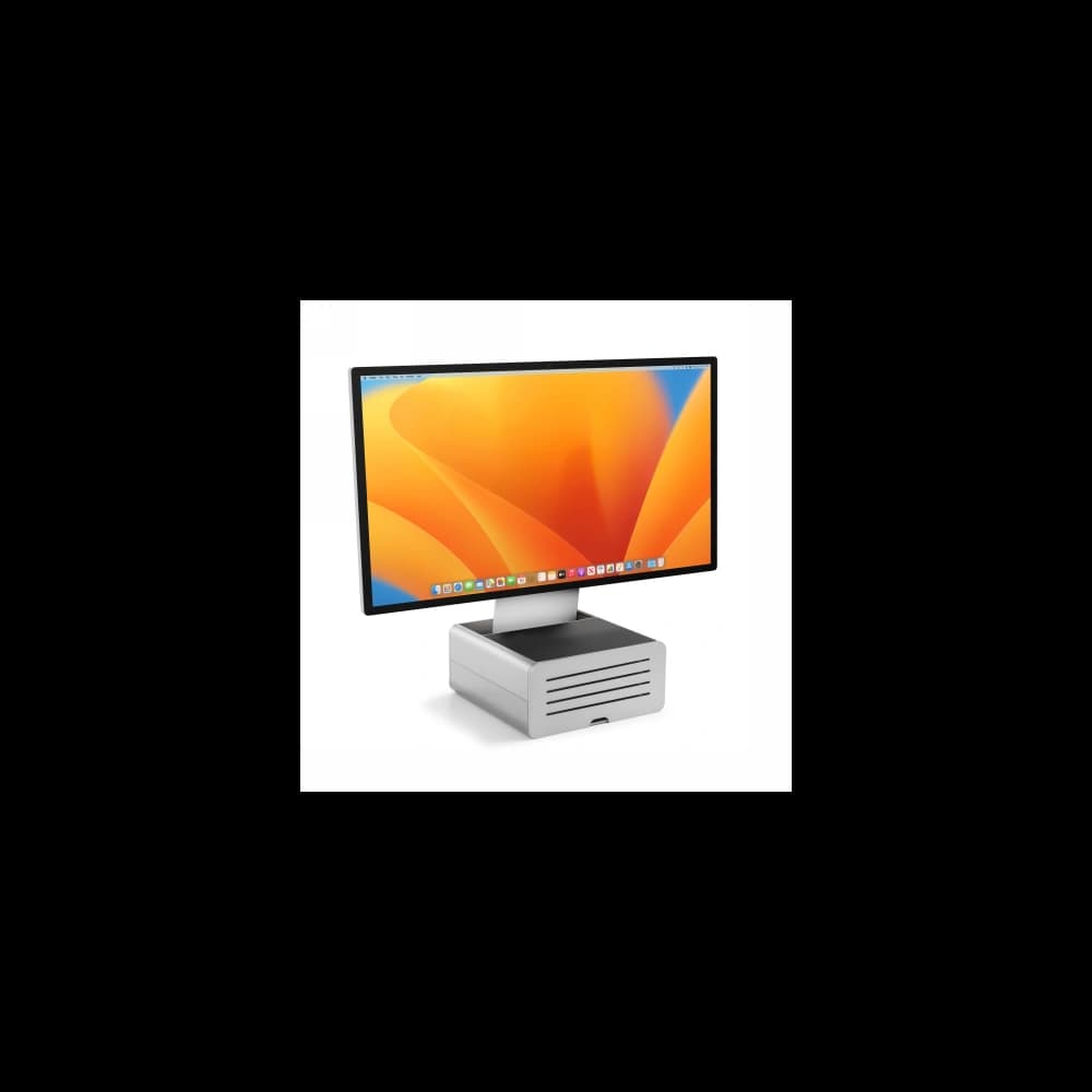 Hliníková podložka Twelve South HiRise Pro pro iMac a Apple Studio Display se zásuvkou (stříbrná) - 1