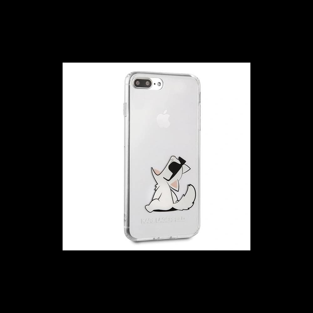 Karl Lagerfeld KLHCI8LCFNRC iPhone 7/8 Plus tvrdý obal transparentní Choupette Fun - 5