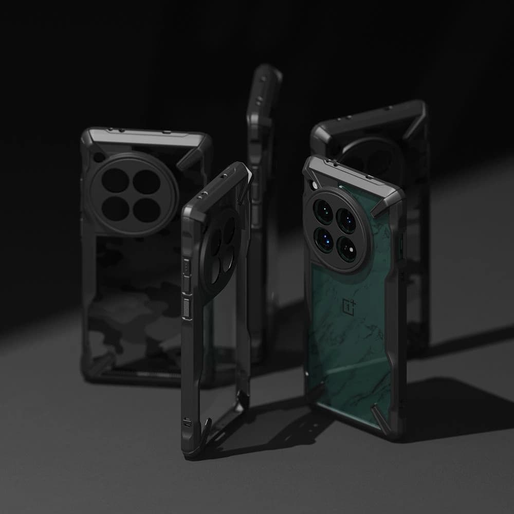 Etui Ringke Fusion-X OnePlus 12 Camo Black - 14