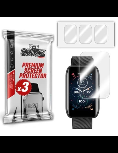 Film hidrogel GrizzGlass Hydrofilm pentru Motorola Moto Watch 40